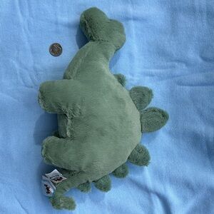 Jellycat Sage green Fossilly Stegosaurus Plush Dinosaur medium size